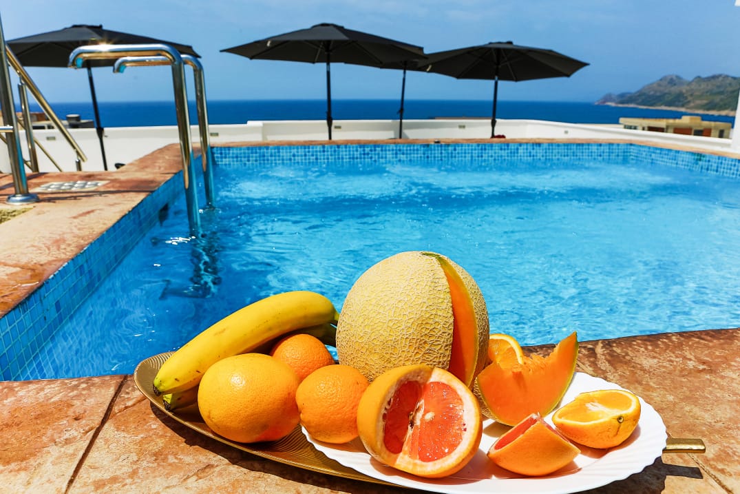 Pool with Adriatic